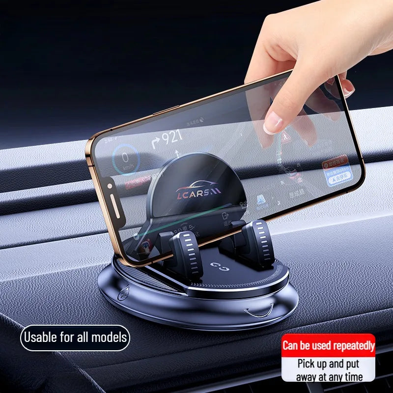 360° Anti-Slip Car Phone Holder – Universal Dashboard Mount