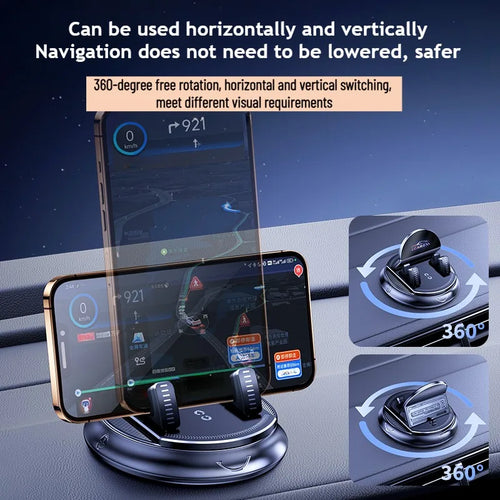 360° Anti-Slip Car Phone Holder – Universal Dashboard Mount