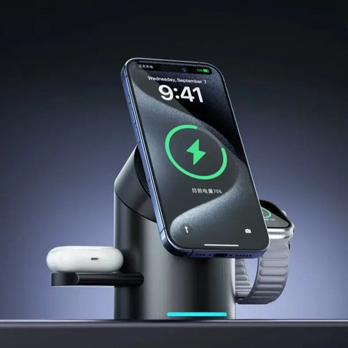 3-in-1 Magnetic Wireless Charging Station